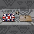 1969 BRITISH TROJAN FLAG -  - ENAMEL PIN