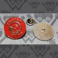 TROJAN SKINS - Round - ENAMEL PIN