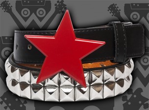 RED STAR -  - BELT BUCKLE