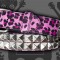 2 row leopard pink -  - belt